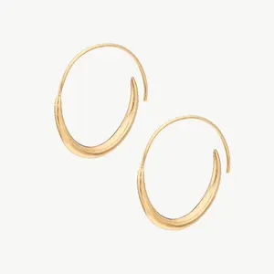 Amali Threader Hoop Earrings