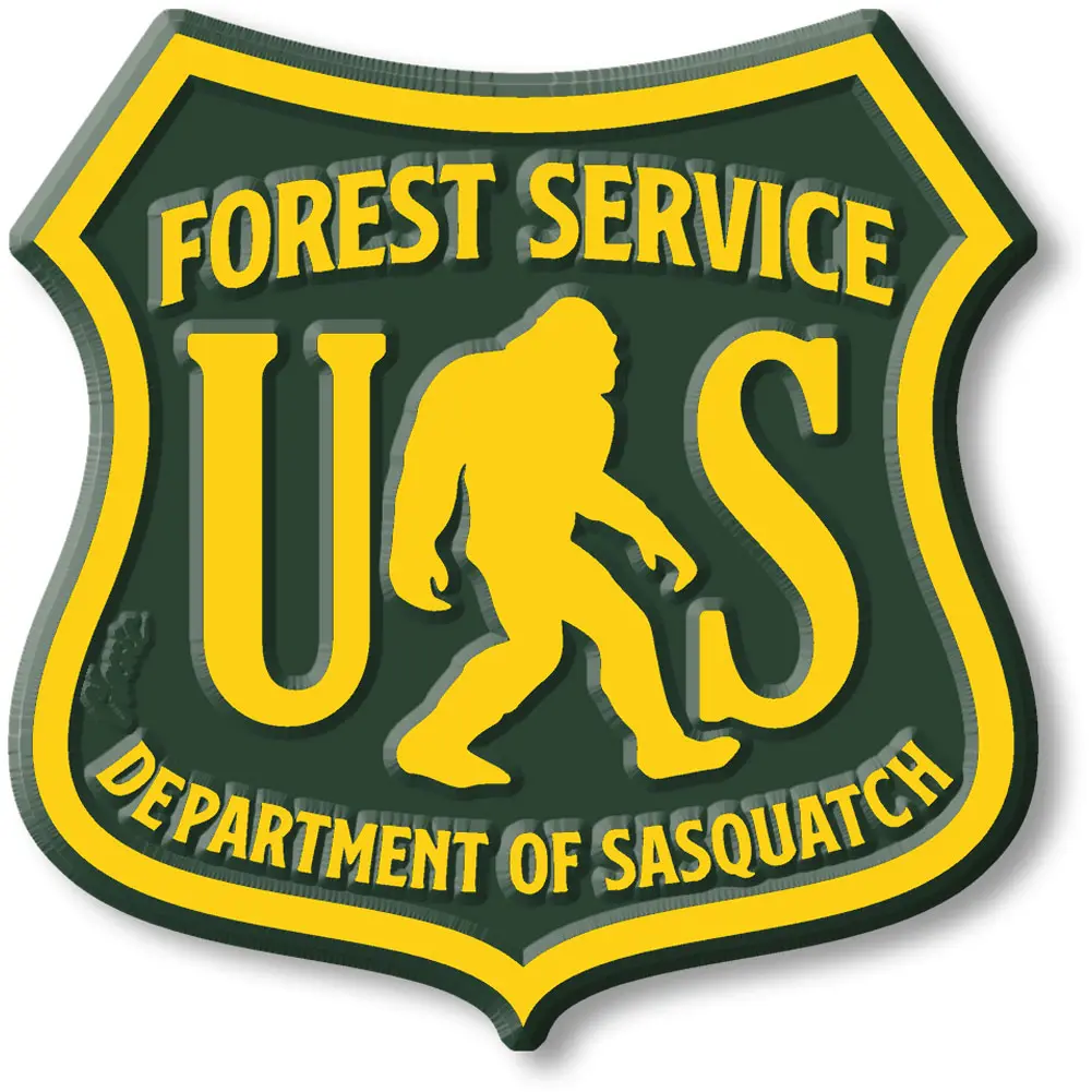 Department of Sasquatch Logo Magnet by Classic Magnets
