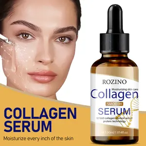 ROZINO Collagen Serum Moisturizer Improves Look Of Wrinkles, Dry Skin, & Fine Lines, No added Fragrance