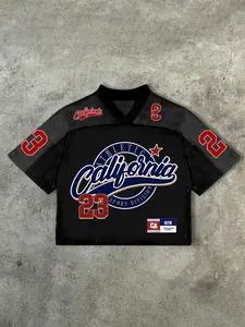 Men's Casual Sporty Breathable Mesh Sports Shirt, California 23 Print, Comfortable Fabric, Perfect Fit for Casual/street Style, Breathable Gym Shirts