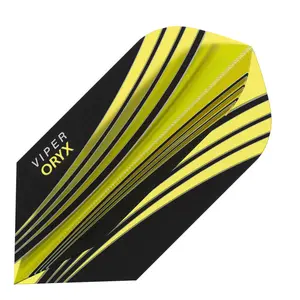 V-100 Flights Oryx Slim Yellow/Black Dart Flights