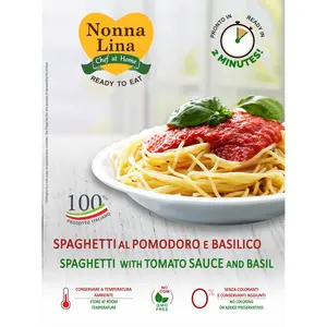 SPAGHETTI with Tomato Sauce and Basil