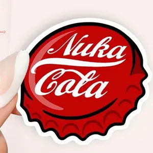 Nuka Cola Fallout Sticker, Vinyl Decal for Laptop, PC, Water Bottle, Scrapbooking, POSEIDON Compass Vinyl Decal Sticker