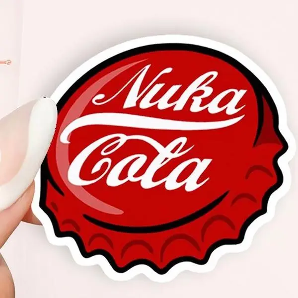 Nuka Cola Fallout Sticker, Vinyl Decal for Laptop, PC, Water Bottle, Scrapbooking, POSEIDON Compass Vinyl Decal Sticker