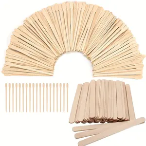 150 Pieces Wooden Wax Sticks, Precision Wax Applicator Tools for Eyebrow Shaping, Professional Hair Removal Kit, Easy Application, Long-Lasting Results