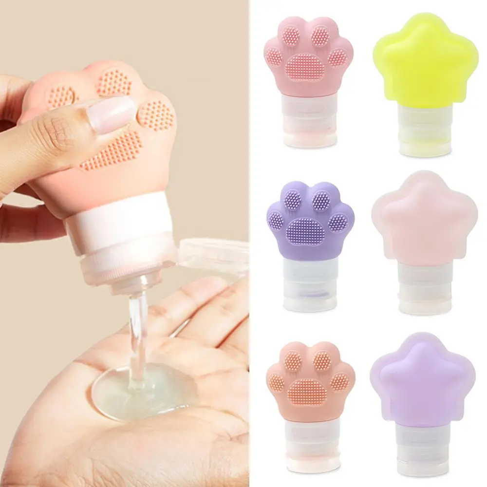 Shampoo Container Useful Squeeze Containers Refillable Bottle Portable Travel Bottles Silicone Box Cosmetics Case Colorful Box