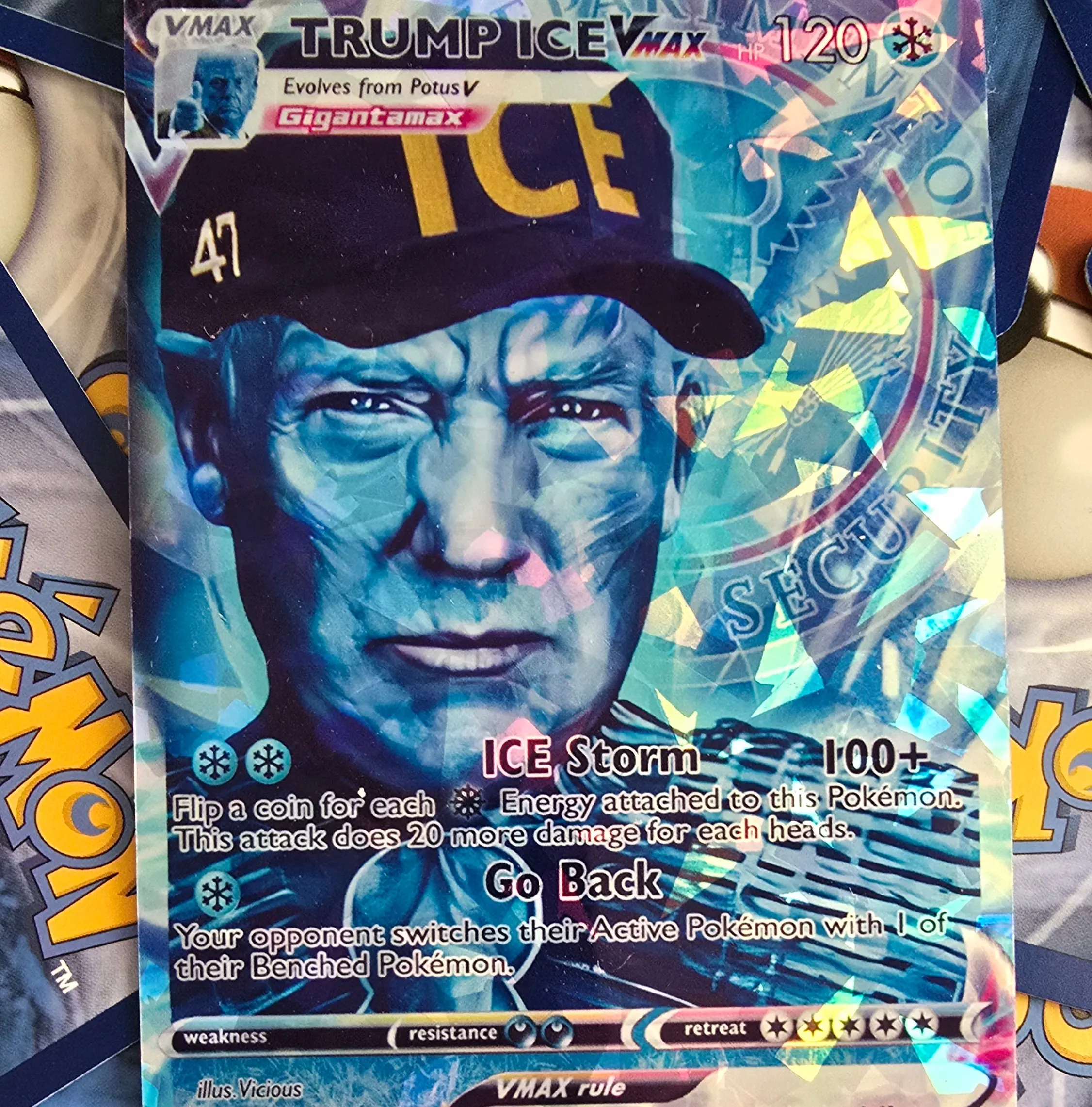 Trump ICE Pokemon Card - Donald Trump - TikTok Shop