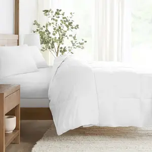 Royoliving Premium 100% Cotton Down Comforter Duvet Insert All Season with Corner Tabs