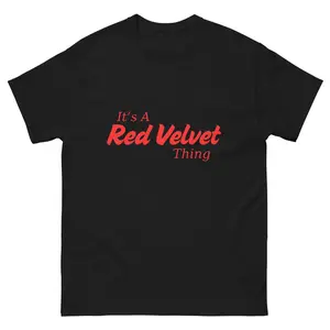 It's A Red Velvet Thing Unisex T-shirt Black, White, Blue, sizes Small - 3XL, Gingers are Black