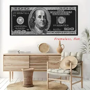 1pc/set, USD Modern Art Art Never Sleeps Art Canvas Print Wall Decor Home Decor Canvas Painting Suitable for Living Rooms and Offices High Definition Waterproof Artistic Frameless Art Wall Decoration