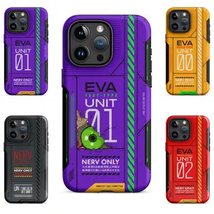 Futuristic Cyberpunk Tech Armor Robot Panel Japanese Manga Mech Suit Fan Art Purple Orange Red Protective Shockproof Hard PC TPU Cover Shell. 2D Printed Sci-Fi Mecha Anime Phone Case for iPhone 16 15 14 13 12 11 Pro Max X XR XS 7 8 Plus