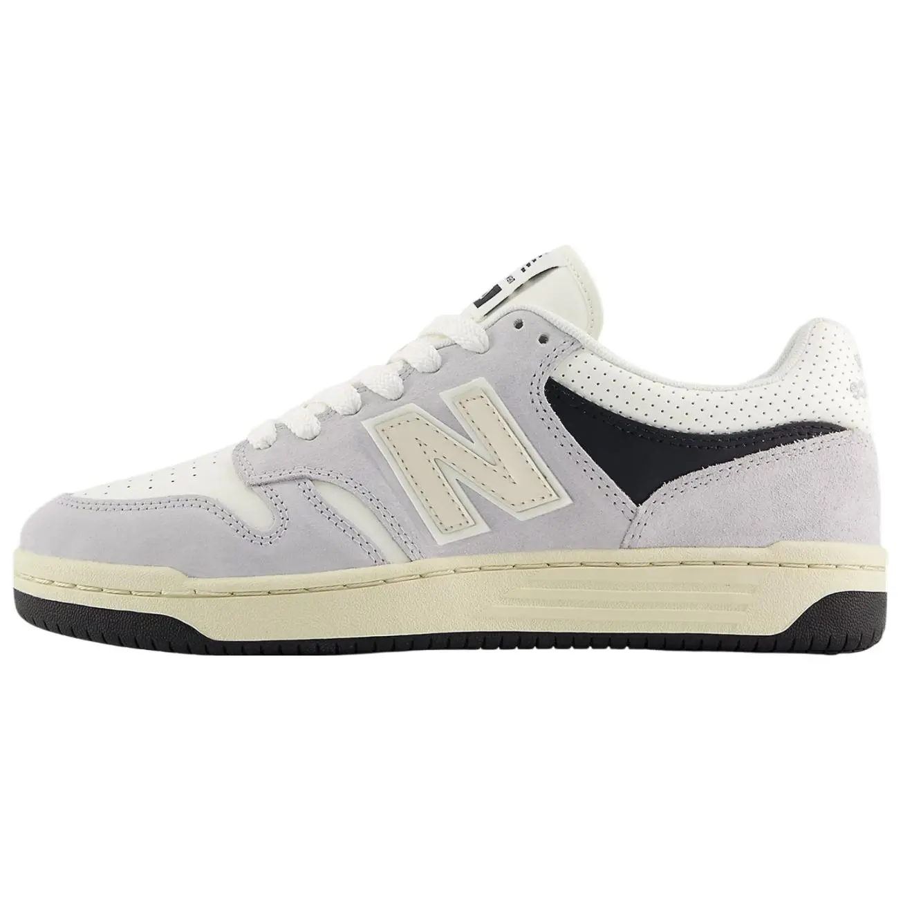 NEW BALANCE 480 Lightweight Running Shoes - Breathable Lace-Up Casual Footwear with Narrow Fit, Solid Sleek Grey Upper, True Size, Daily Running Use, US M 10
