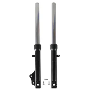 2pcs 520mm 20.47 Inch Dirt Bike Front Forks Suspension Upright Front Fork Tube for 10 Inch Disc Brake Wheels Pit Bike Trail Pocket Mini Bike Offroad MX Motorcycle Motorbike CRF50 CRF50F XR50 XR50R