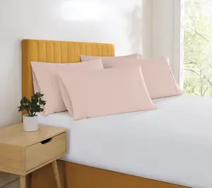 Simmons Essential Solid 4 Pack Standard Pillowcase