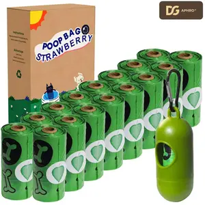DGAPHRO Lavender-Scented Green Dog Poop Bags, 16 Rolls (240 Bags) Thick Leak-Proof with Dispenser & Leash Clip for Pet Cleanup, Outdoor Sports & Outdoor Accessories Use,summerwins,father'sdaygifts,campingessentials,campinggear