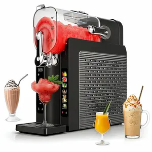Household Slushie Machine - 54 oz Large Capacity, LED Display, 6 Preset mod, No Ice Needed, outdoor party, h yield,outdoor party, smart presets,one-touch dispensing, counter ice machine,maquina de barquilla,home user