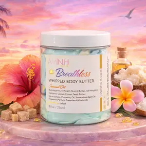 Breathless Whipped Body Butter Moisturizer Nourishing with Shea Butter & Vitamin E for Soft Supple Skin