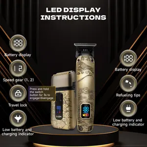Men's Electric Head Shaver, Foil Shaver for Bald Men, Men's Hair and Beard Trimmer Grooming Kit, Facial Hair Remover, Cordless, Barber Hair Clipper