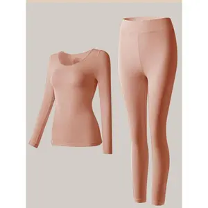 1 Set Winter Thermal Underwear Women Ultra-Soft Set Base Layer Top & Bottom Long Johns for Ultimate Warmth and Comfort in Lingerie & Sleepwear