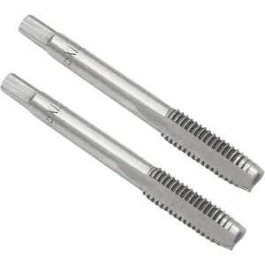 2 count Metric Machine Tap M8 x 1.25mm, HSS Machine Right Hand Thread Tap for Machinist Repair DIY