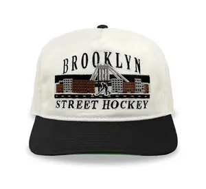 Celly Hockey. Brooklyn Street Hockey Snapback, Cream