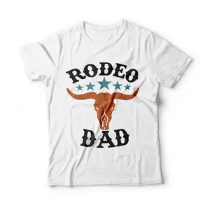 Dad 1st First Birthday Cowboy Western Rodeo Party Matching T-Shirt Breathable Graphic Tee Peak Design Sweatshirt Hoodie