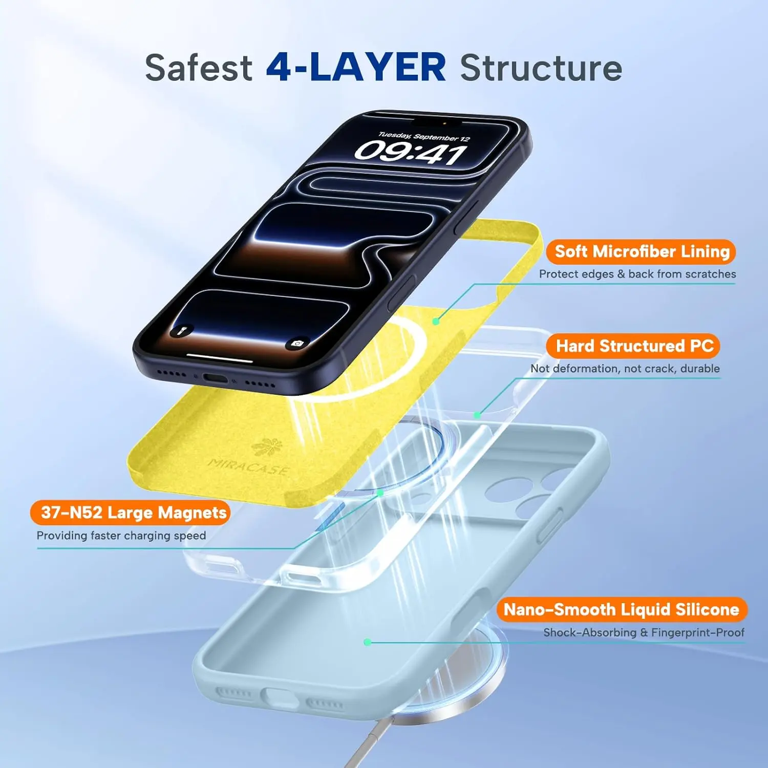 Miracase Magnetic for iPhone 17 Pro Max Case, Compatible with MagSafe, Integrated Silicone Camera Control Cover, 3.0mm Thicken Shockproof Drop Protection Phone Case for 17 ProMax, Clove Purple Miracase Magnetic for iPhone 17 Pro Max Case, Compatible with MagSafe, Integrated Silicone Camera Control Cover, 3.0mm Thicken Shockproof Drop Protection Phone Case for 17 ProMax, Clove Purple