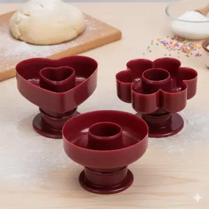 High-Temperature Silicone Non-Stick Baking Molds, Anti-Microbial Cookie & Cake Press Tool Set, Multi-Shape Cutters, Demolding Tools, Baking Mats, Complete Pastry Making Kit for Home Bakers, Kitchen Baking Essentials, Reusable Mold