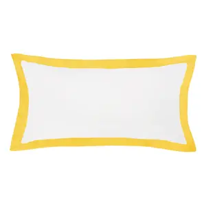 Yellow Linden Throw Pillow