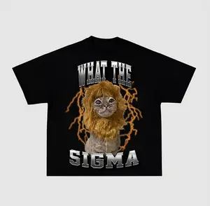 What The Sigma Tshirt Cat Funny Meme Tshirt Unisex Cotton