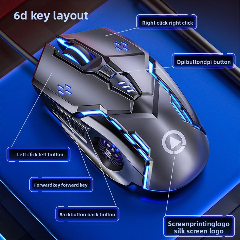 Limited-time offer! Gaming mouse with multi-functional buttons and RGB backlighting, suitable for gaming and office use. Gaming accessories. #Hot Deals (Black Friday) Christmas Sale
