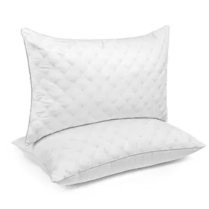 SORMAG Bed Pillows for Side Sleeper Pillows for Bed Cooling Hotel Pillows for Sleeping Down Alternative Filling Luxury Soft Supportive Plush Pillows 2 Pack pillow King Size Gusseted Down Alternative Pillows