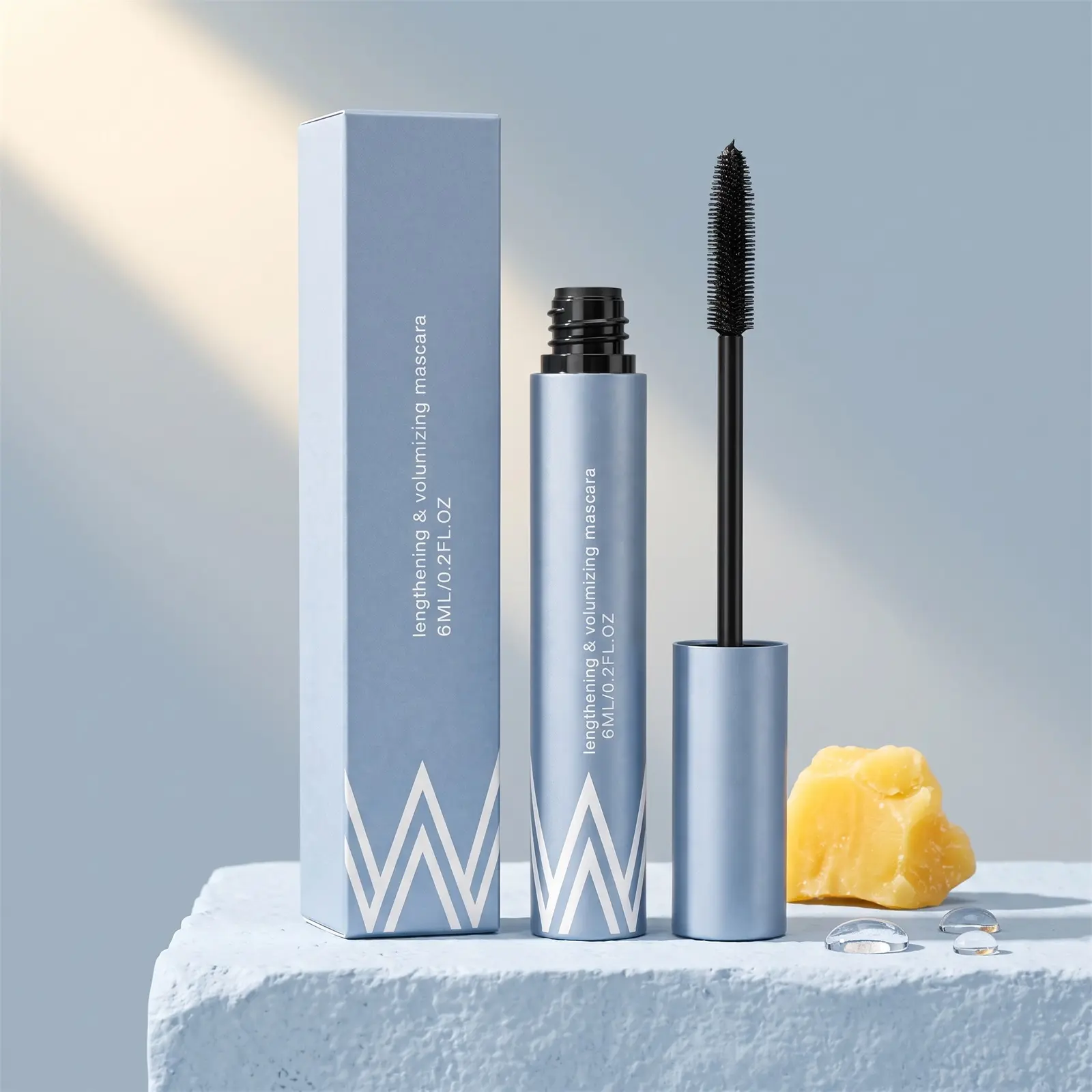 3D Curling Mascara Waterproof Long-lasting Smudge-proof Lengthening and Curling Mascara with Clearly Defined Lashes