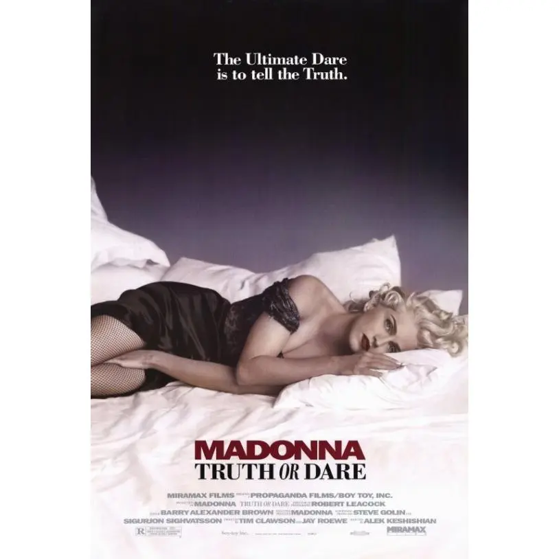 Madonna Truth or Dare Movie Poster Print (27 x 40)