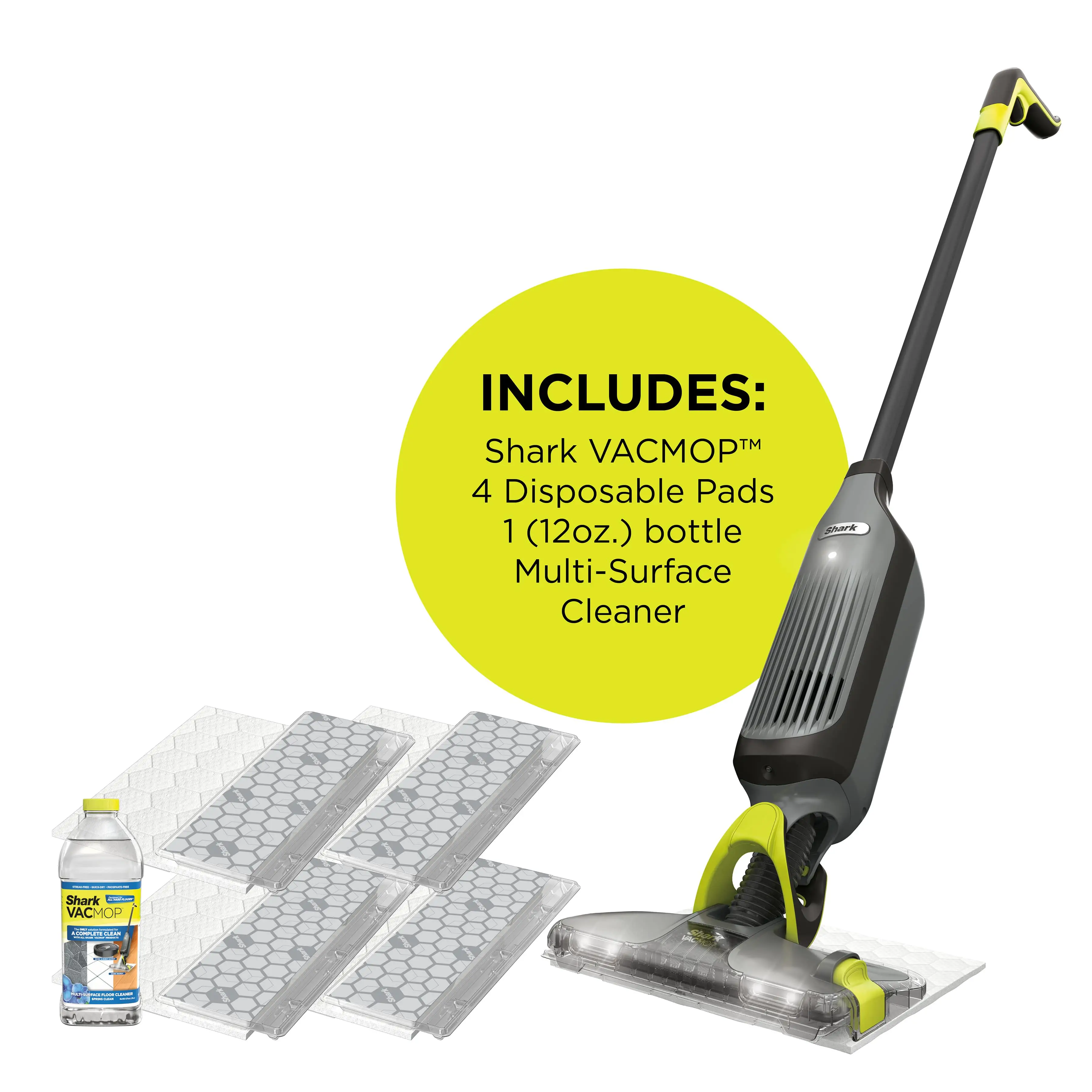 Shark VACMOP™ Cordless Hard Floor Vacuum Mop (Charcoal Gray)