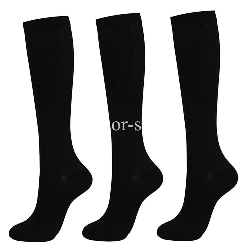 3/6 Pairs  Compression Socks Women Medical Nursing Socks Varicose Veins Nurse Compression Socks for Sport Socks NONE
