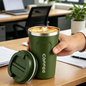 Stainless Steel Vacuum Insulated Tumbler, Leakproof Portable Coffee Mug, Luxury Car Water Cup, Excellent Heat & Cold Preservation, Perfect for coffee, tea, beer,Suitable for home, office, travel, camping and daily use,Great gift choice for Father's Day