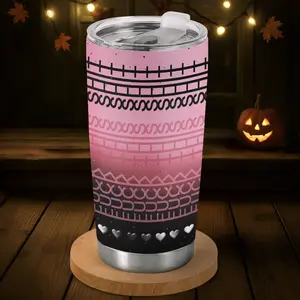 Gift – Ombre Pink Hidden Text Tumbler, Insulated 20oz Drinkware, Sarcastic Yet Subtle Gift for Coffee & Tea Lovers