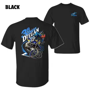 Haiden Deegan 38 Racing T-Shirt – Motocross Rider Action Graphic, Perfect Gift for Motocross Fans and Dirt Bike Enthusiasts, Men's Cotton Tee