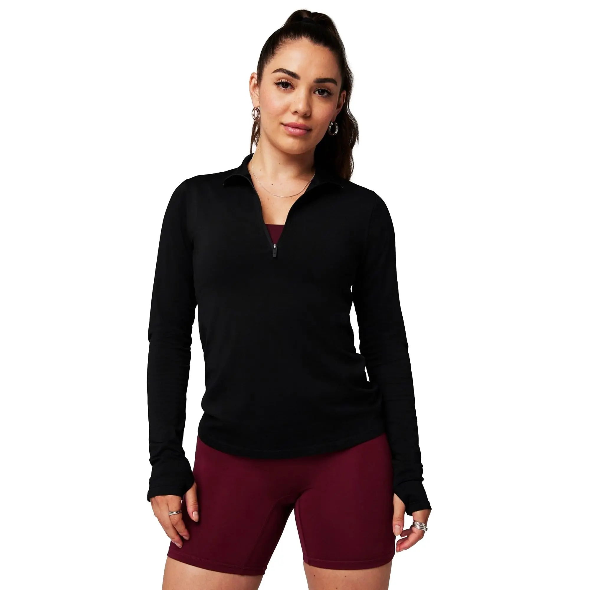 Fabletics Women's Feather Tech+ Half-Zip Top