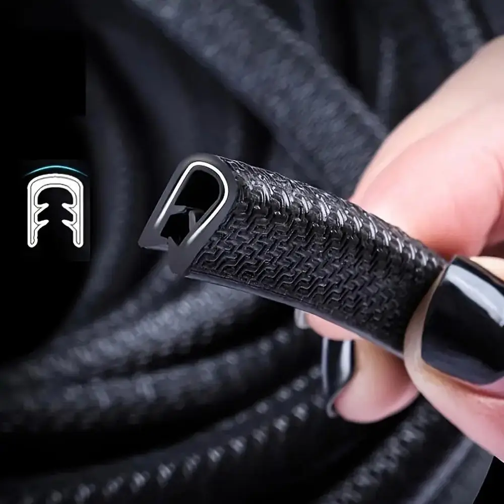 Car Door Anti-collision Rubber Strip for Summer, Soundproof & Dust-proof Rubber Strips, Car Door Protective Strip For Cars & Trucks, Car Accessories