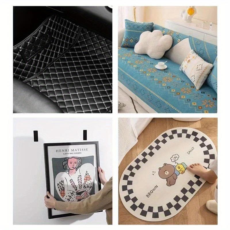 Double - sided adhesive - backed Velcro (10 pairs), self - adhesive hook - and - loop straps. Suitable for both indoor and outdoor use, applicable to carpets and car floor mats. Strong Hold Easy Installation girl room accessories