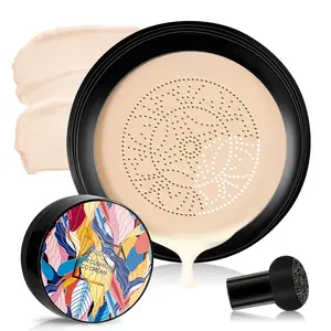 Sefudun Air Cushion CC Cream with Mushroom Head, Long Lasting, Hydrating, Moisturizing, Waterproof, Protecting Concealer Face Makeup
