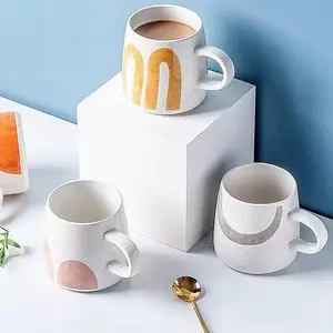 10oz Ceramic Coffee Mug Set with Wooden Lid, Gift Box & Gift Bag – Elegant and Perfect for Coffee, Tea, Water | Ideal for Bridal Gifts & Friends Gift Idea