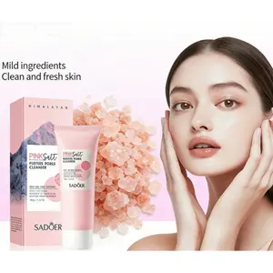 Trending Pink Salt Face Wash Deep Pore Clean Oil Control Hydrating Deep Pore Cleaning