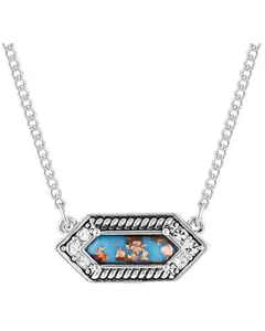 Montana Silversmiths Women's Miner's Cobalt Turquoise Necklace - Nc5190