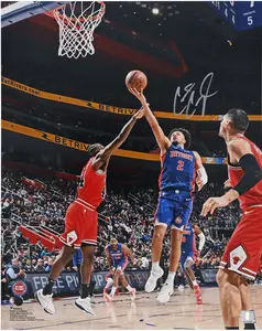 Cade Cunningham Detroit Pistons Autographed 16" x 20" From Start of Season Photograph - Fanatics Authentic Certified