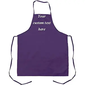 Custom Embroidered Apron for Adults - Personalized Kitchen Apron with Name or Text