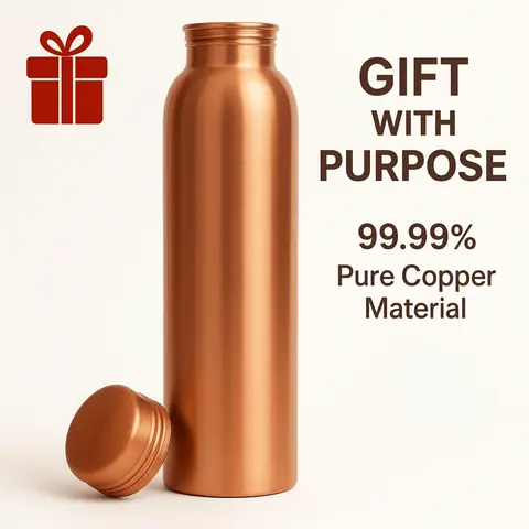 32oz pure copper water bottle, copper tumbler/copper cups for hydration# stay hydrated# stayfit Engraved Wide Mouth