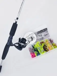 Cam's Complete 6'6" "Silver Stallion"  6+1 (BB) Ball Bearing Reel Signature Series Curly Tail Combo  Special